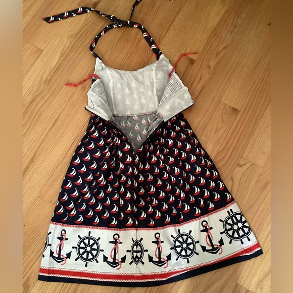 NWOT Festive Halter Sundress w Pockets ! - Picture 9 of 12